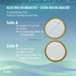 Firsteco Abschminkpads Bambus Cylinder Set -Clarins || Babor || Shiseido Verkäufe 1356089 Firsteco Abschminkpads Bambus Cylinder Set.9917ee75