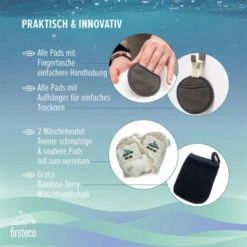 Firsteco Abschminkpads 3in1 Box -Clarins || Babor || Shiseido Verkäufe 1356097 Firsteco Abschminkpads 3in1 Box.341d732e